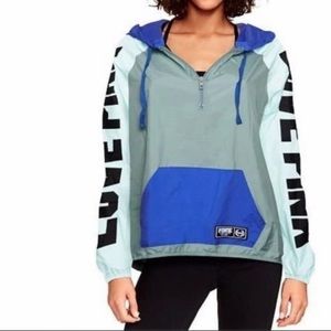 Victoria’s Secret PINK Windbreaker Pullover Hooded Jacket
